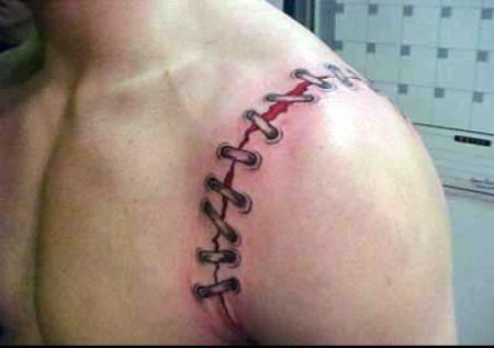 Tattoo Illusion, stitches